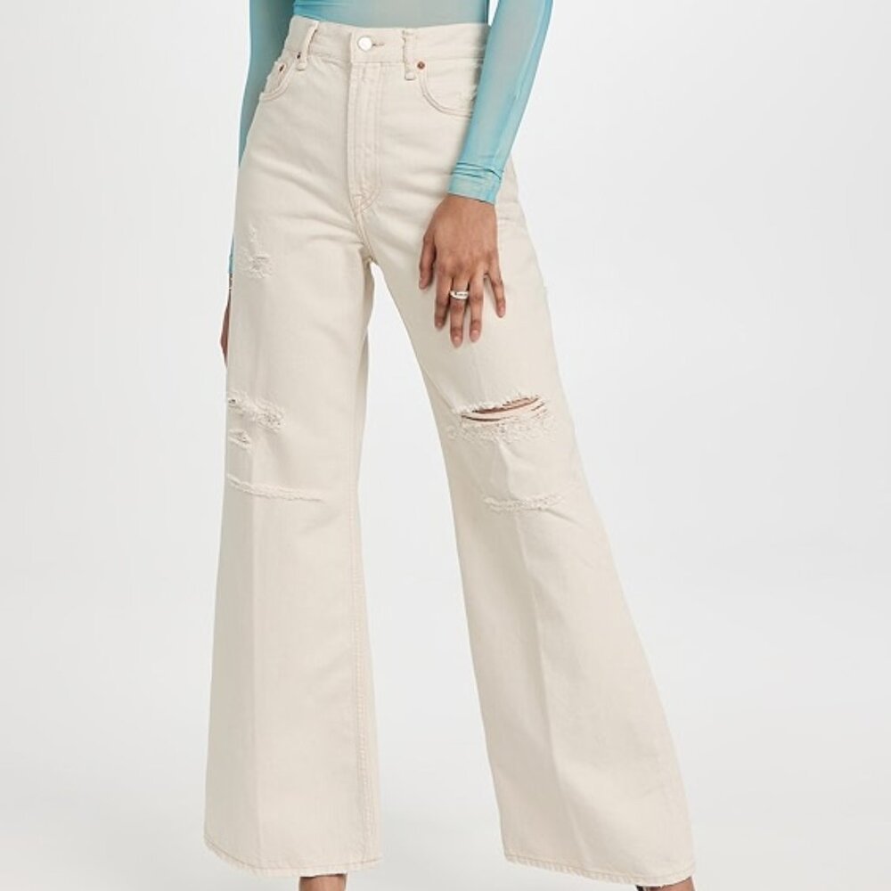 ACNE Studio White Jeans Sz 26/32